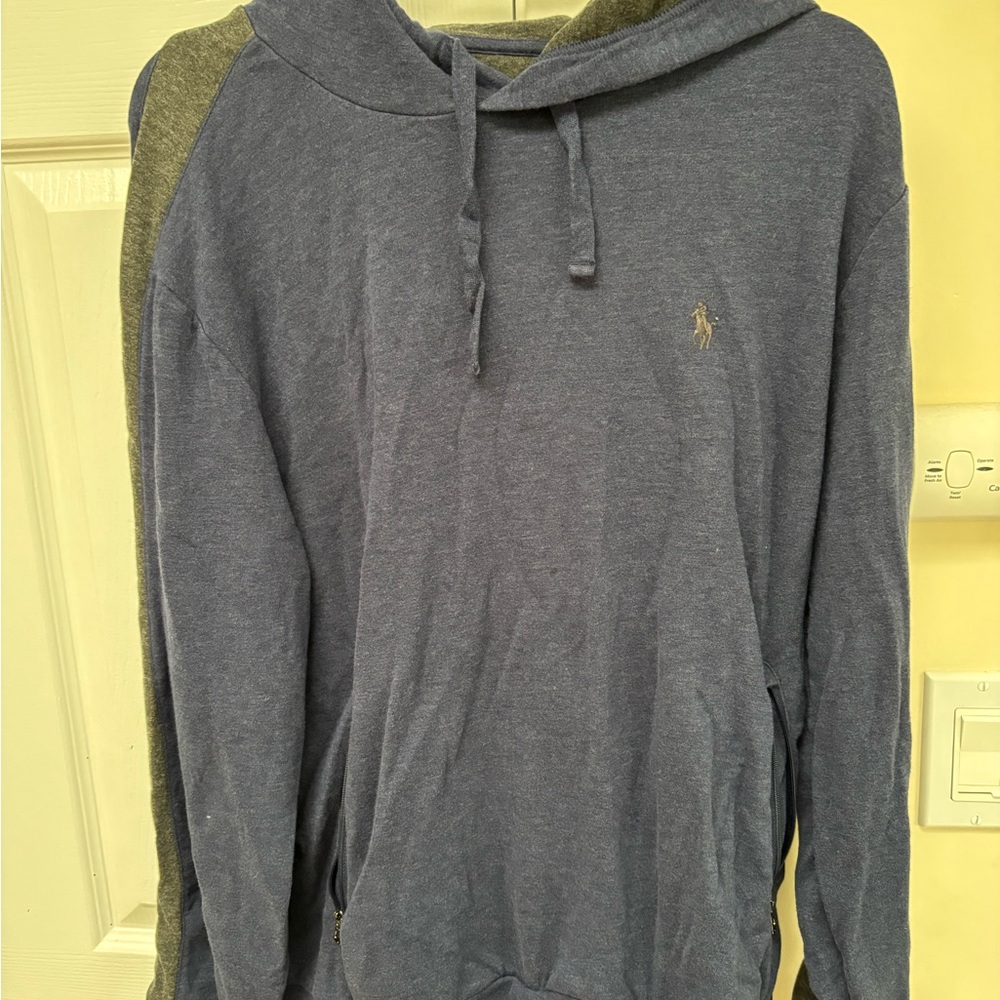 Polo Ralph Lauren Blue Hooded Shirt